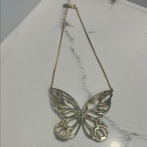 NWOT Express Gold Butterfly Necklace